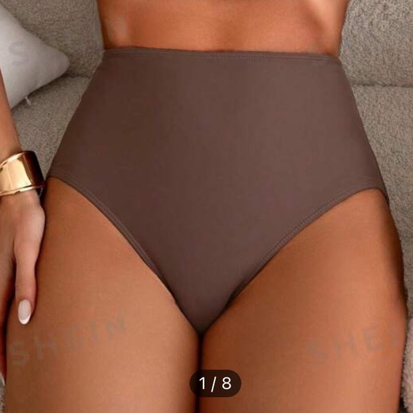 SHEIN High waisted swim bottoms - Picture 1 of 6